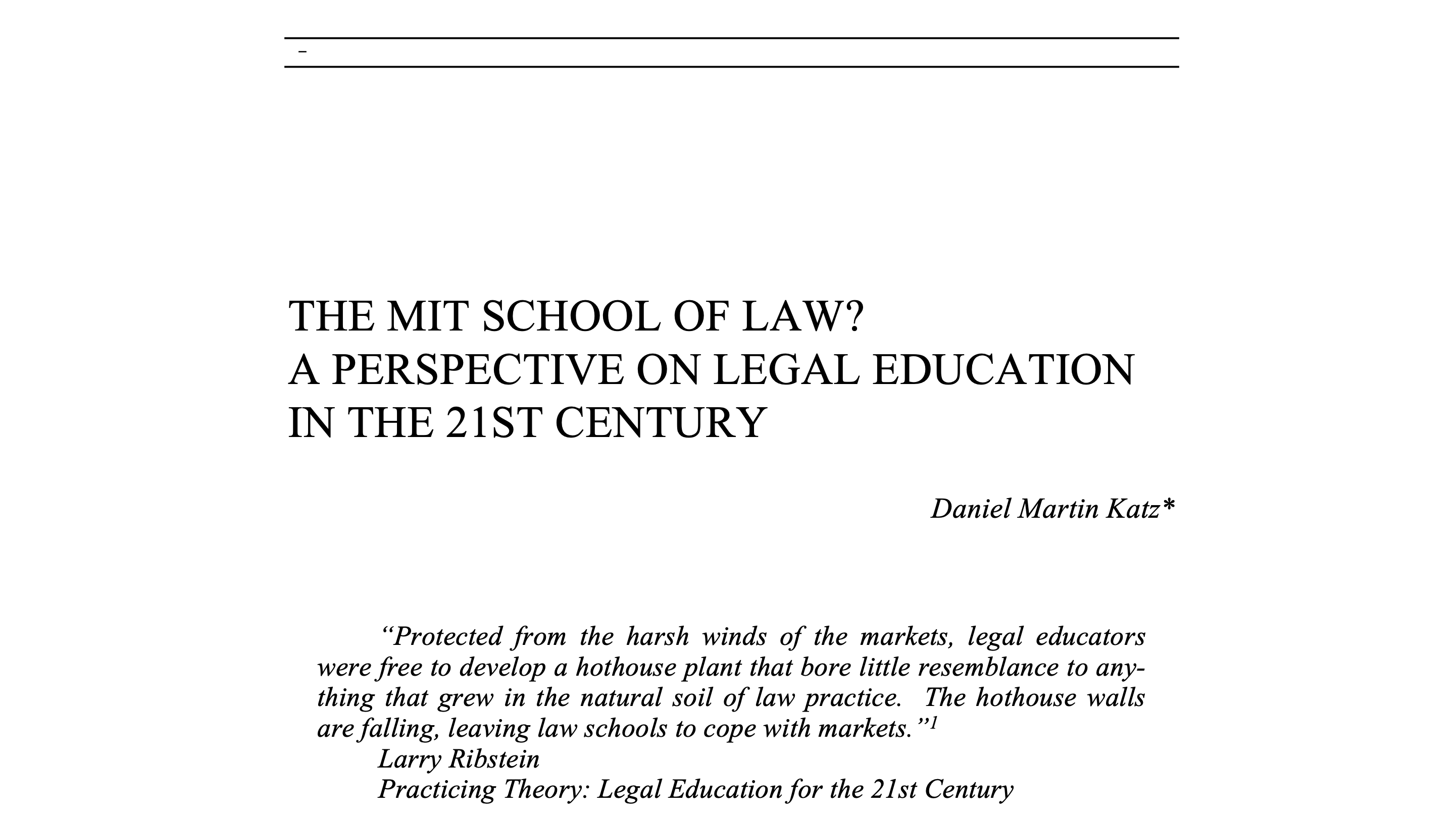 MIT School of Law paper